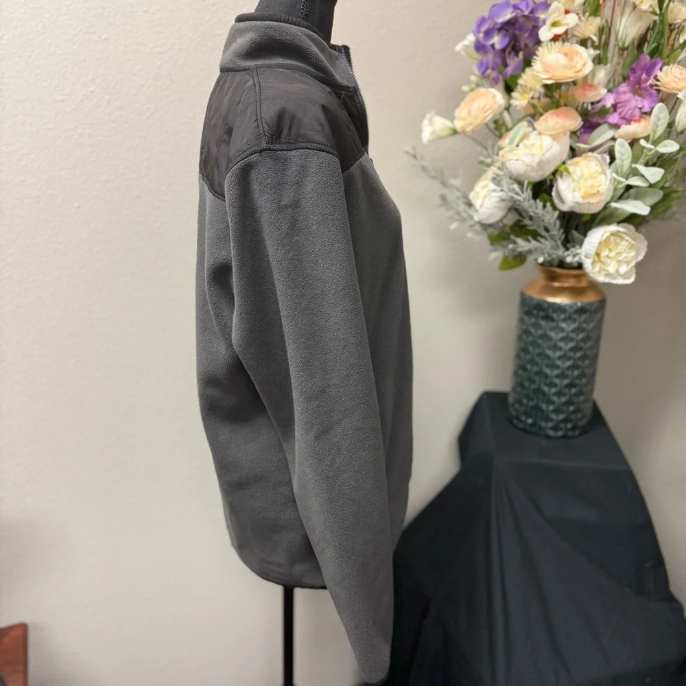 Oakley Black XL Quarter Zip Pullover Fleece Jacket - Picture 2 of 8